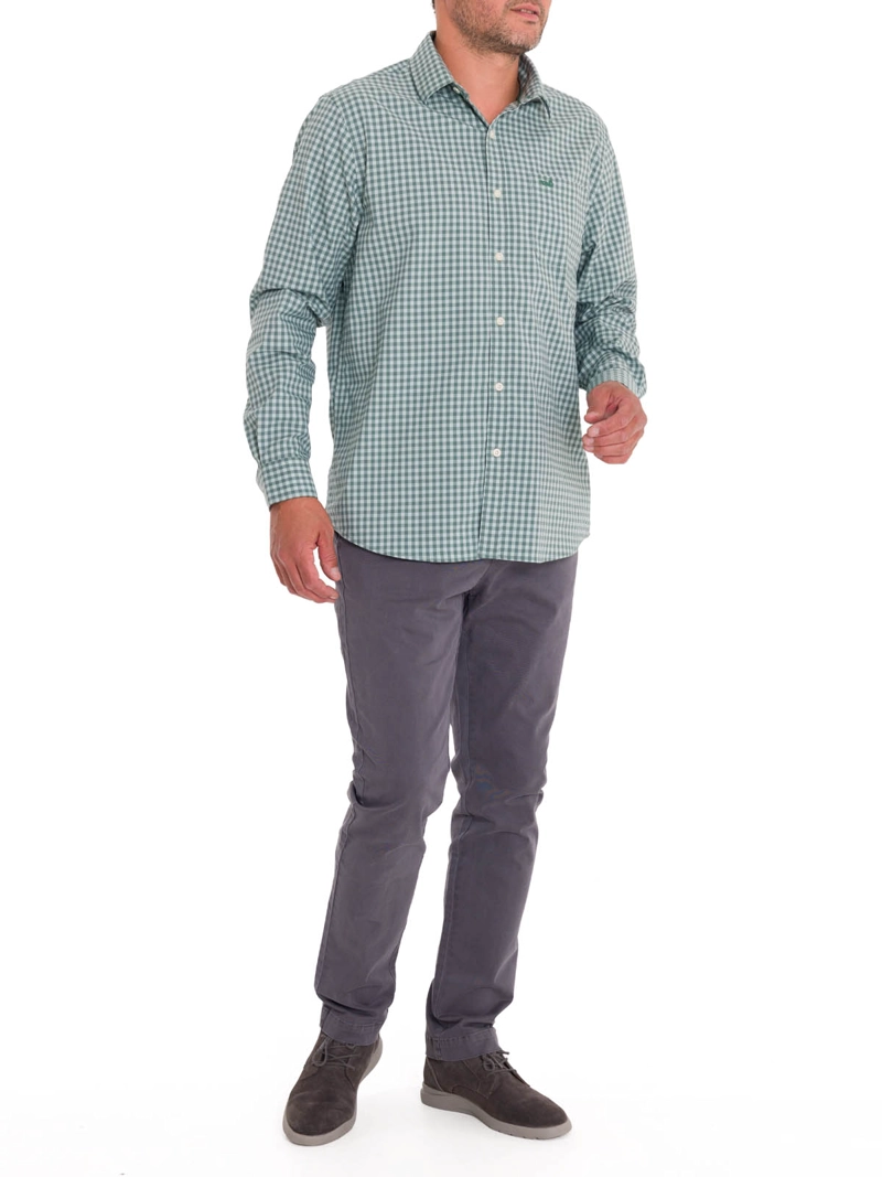 CAMISA ALGODÓN ORGÁNICO HOMBRE ROCKFORD VERDE MILD - 9