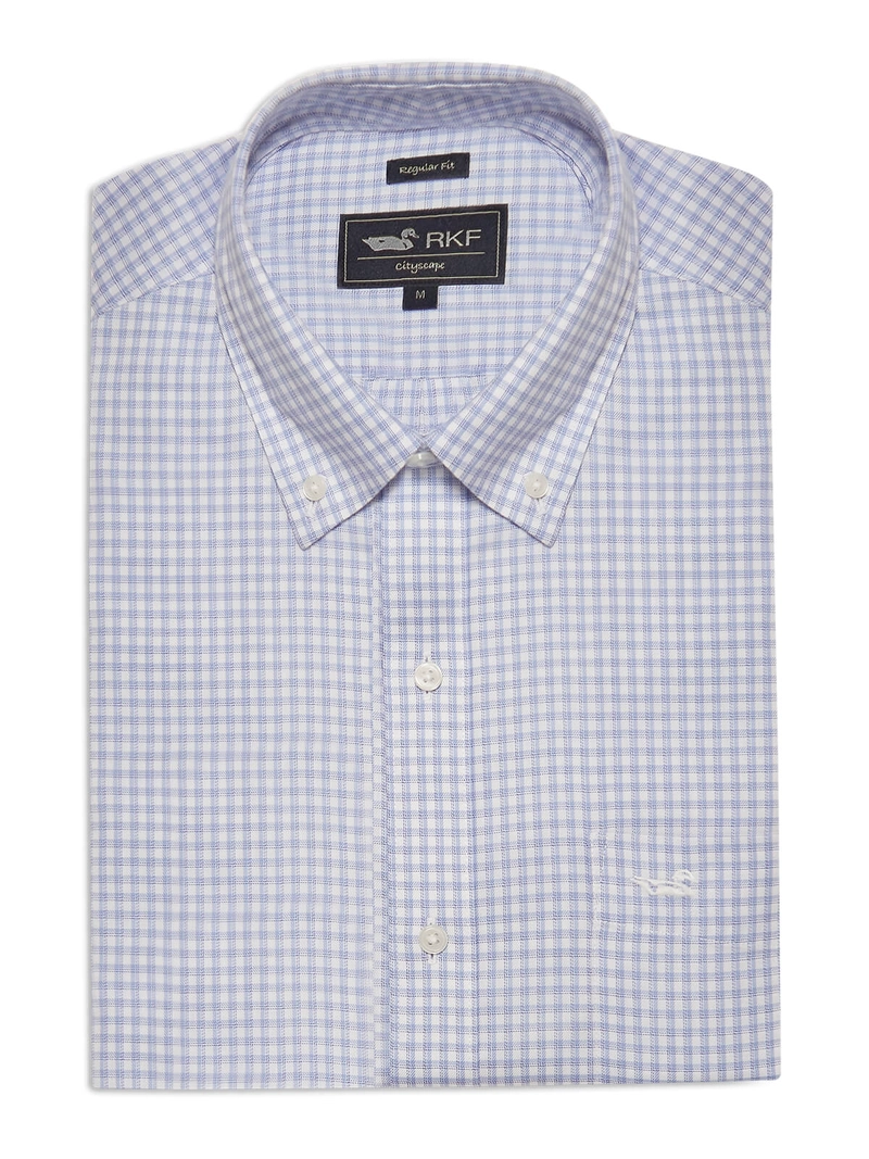 CAMISA ALGODÓN ORGÁNICO HOMBRE ROCKFORD BLANCO CUELLO BUTTON-DOWN WF - 1