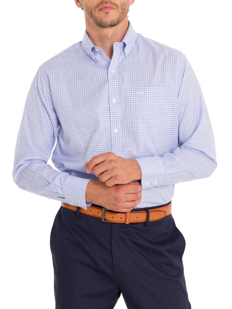 CAMISA ALGODÓN ORGÁNICO HOMBRE ROCKFORD BLANCO CUELLO BUTTON-DOWN WF - 7