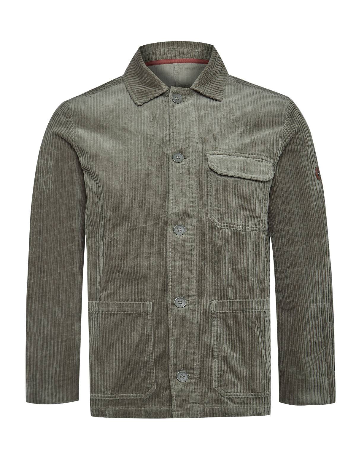 CHAQUETA ALGODÓN ORGÁNICO HOMBRE ROCKFORD VERDE BELLAGIO - 1