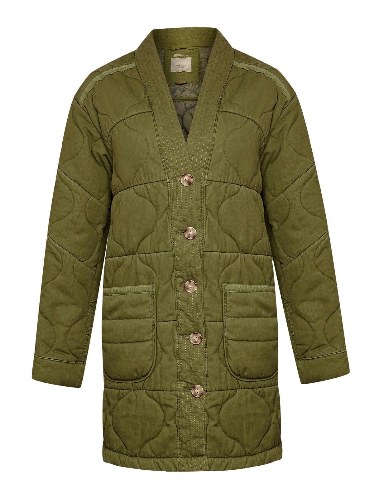 CHAQUETA ALGODÓN ORGÁNICO MUJER ROCKFORD VERDE THERMORE MALAWI - 1
