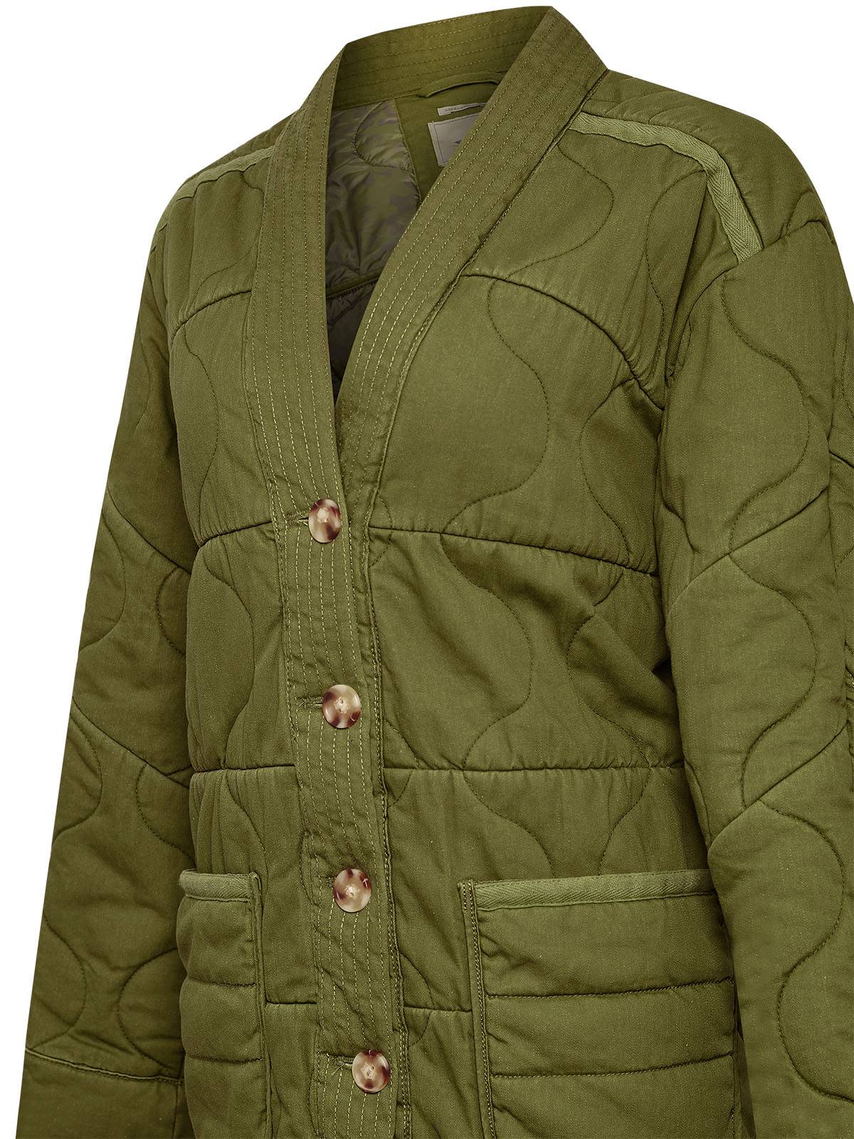 CHAQUETA ALGODÓN ORGÁNICO MUJER ROCKFORD VERDE THERMORE MALAWI - 4