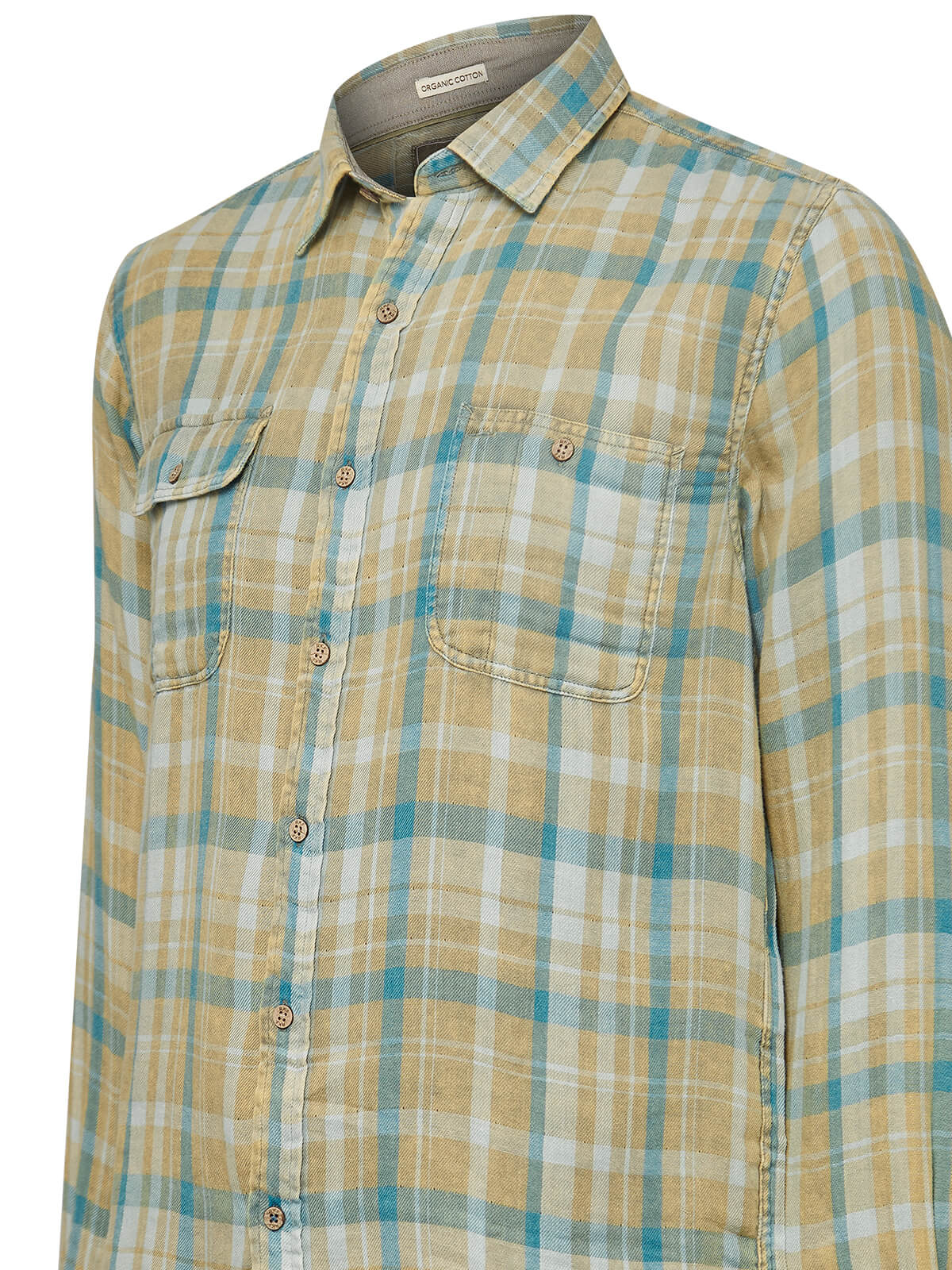 CAMISA ALGODÓN ORGÁNICO HOMBRE ROCKFORD VERDE BRADFORD - 4