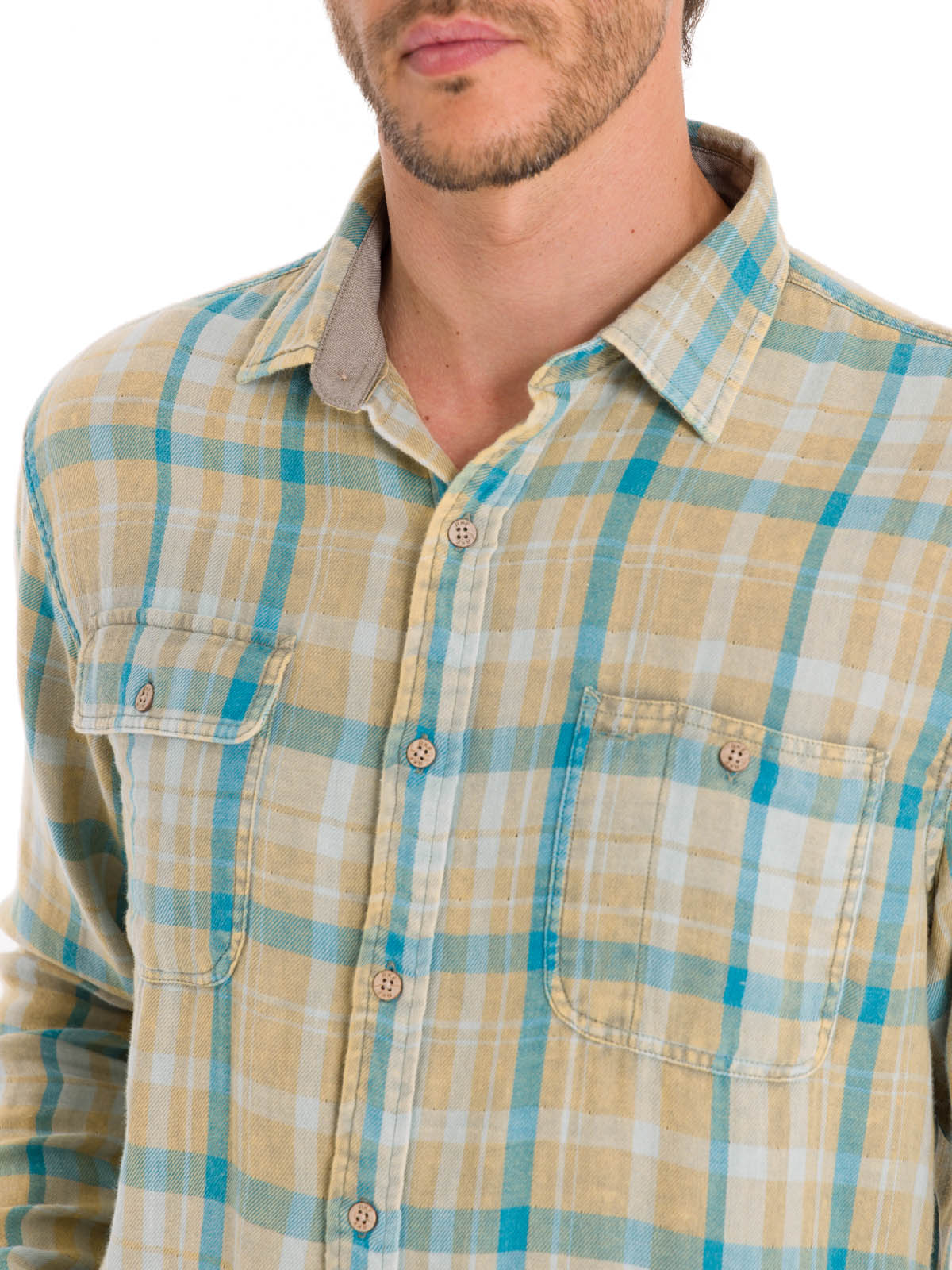 CAMISA ALGODÓN ORGÁNICO HOMBRE ROCKFORD VERDE BRADFORD - 8