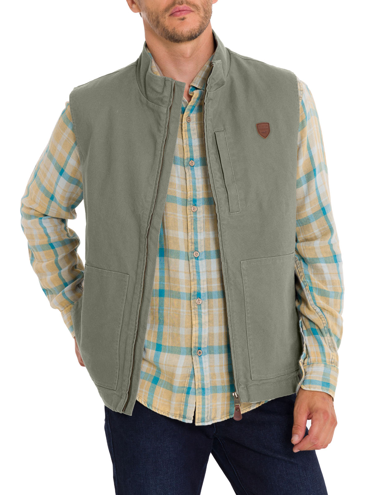 CHAQUETA ALGODÓN ORGÁNICO HOMBRE ROCKFORD VERDE HARTT - 7