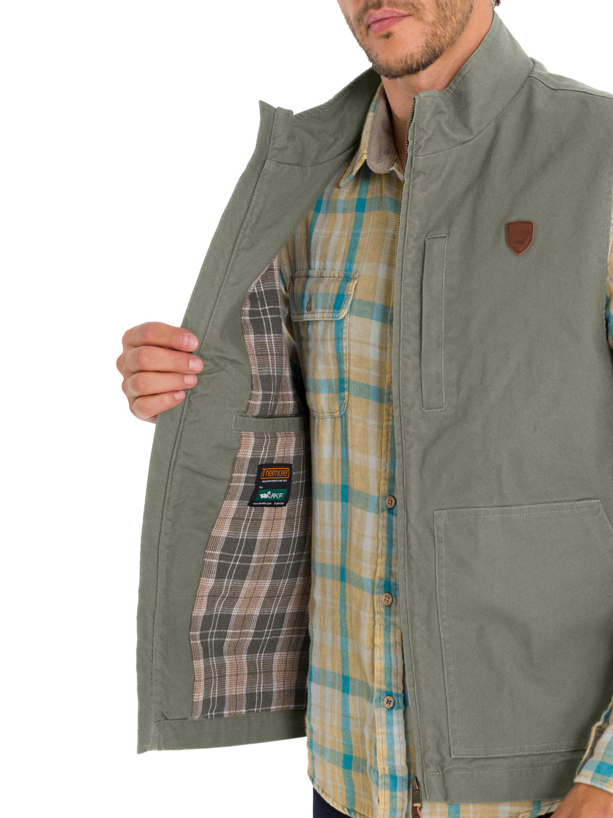 CHAQUETA ALGODÓN ORGÁNICO HOMBRE ROCKFORD VERDE HARTT - 8