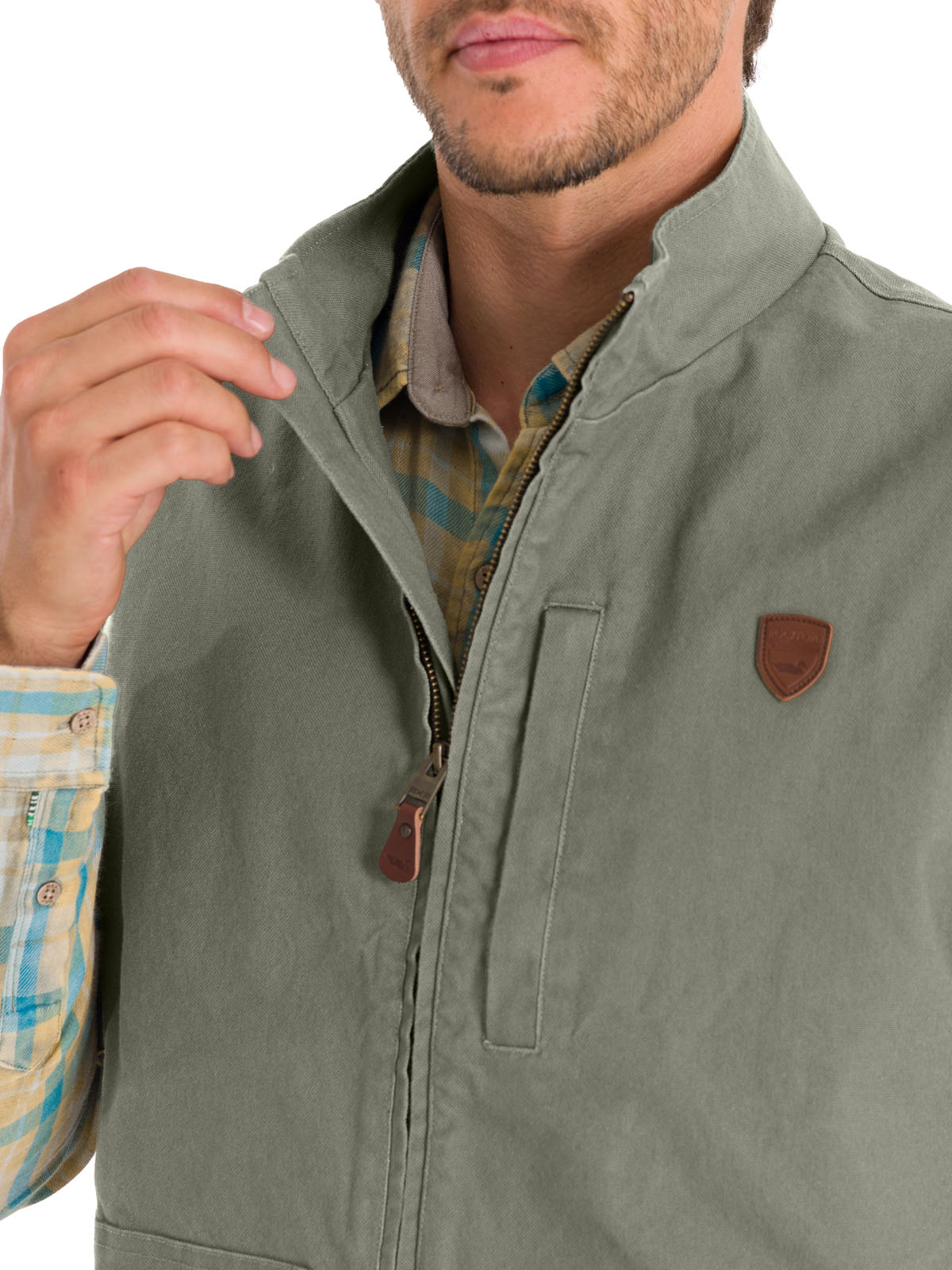 CHAQUETA ALGODÓN ORGÁNICO HOMBRE ROCKFORD VERDE HARTT - 9