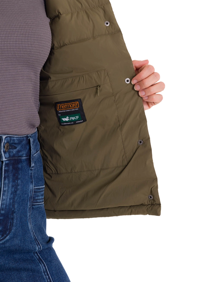 PARKA MUJER ROCKFORD VERDE THERMORE EIKO - 8