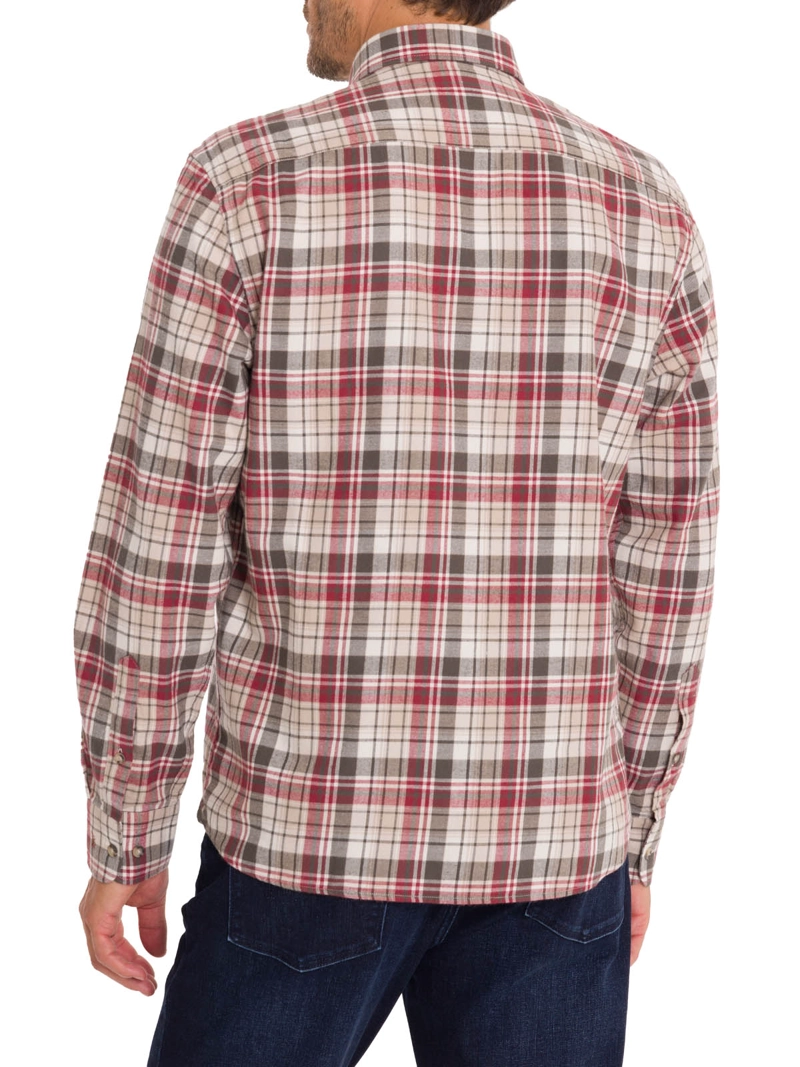 CAMISA ALGODÓN ORGÁNICO HOMBRE ROCKFORD CAFÉ FLANNEL - 4