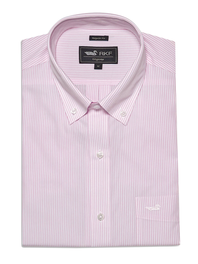 CAMISA ALGODÓN ORGÁNICO HOMBRE ROCKFORD BLANCO CUELLO BUTTON-DOWN WF - 1