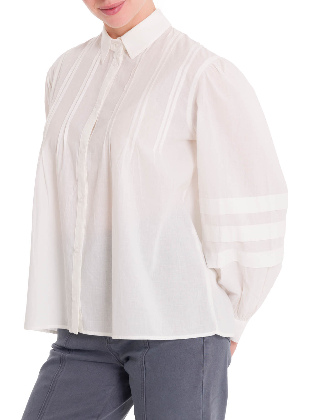 BLUSA ALGODÓN ORGÁNICO MUJER ROCKFORD BLANCO DENALI - 7