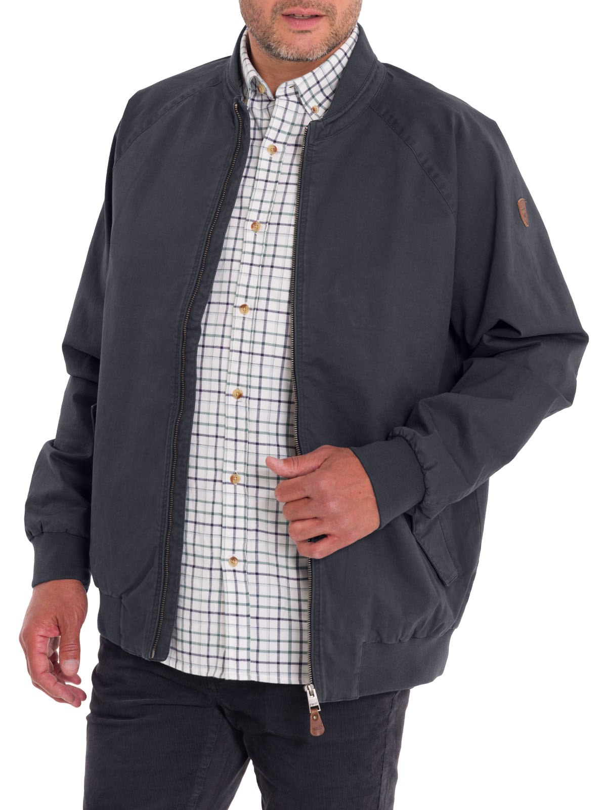 CHAQUETA ALGODÓN ORGÁNICO HOMBRE ROCKFORD AZUL CLASSIC - 5