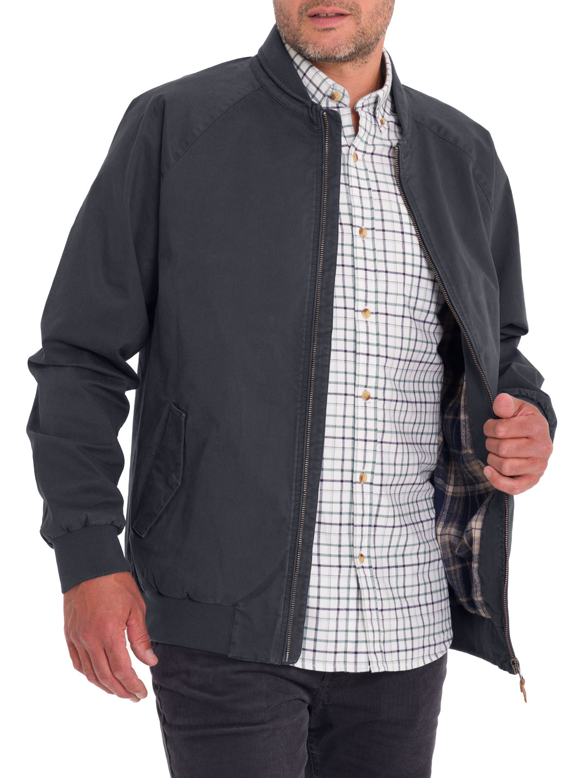 CHAQUETA ALGODÓN ORGÁNICO HOMBRE ROCKFORD AZUL CLASSIC - 6