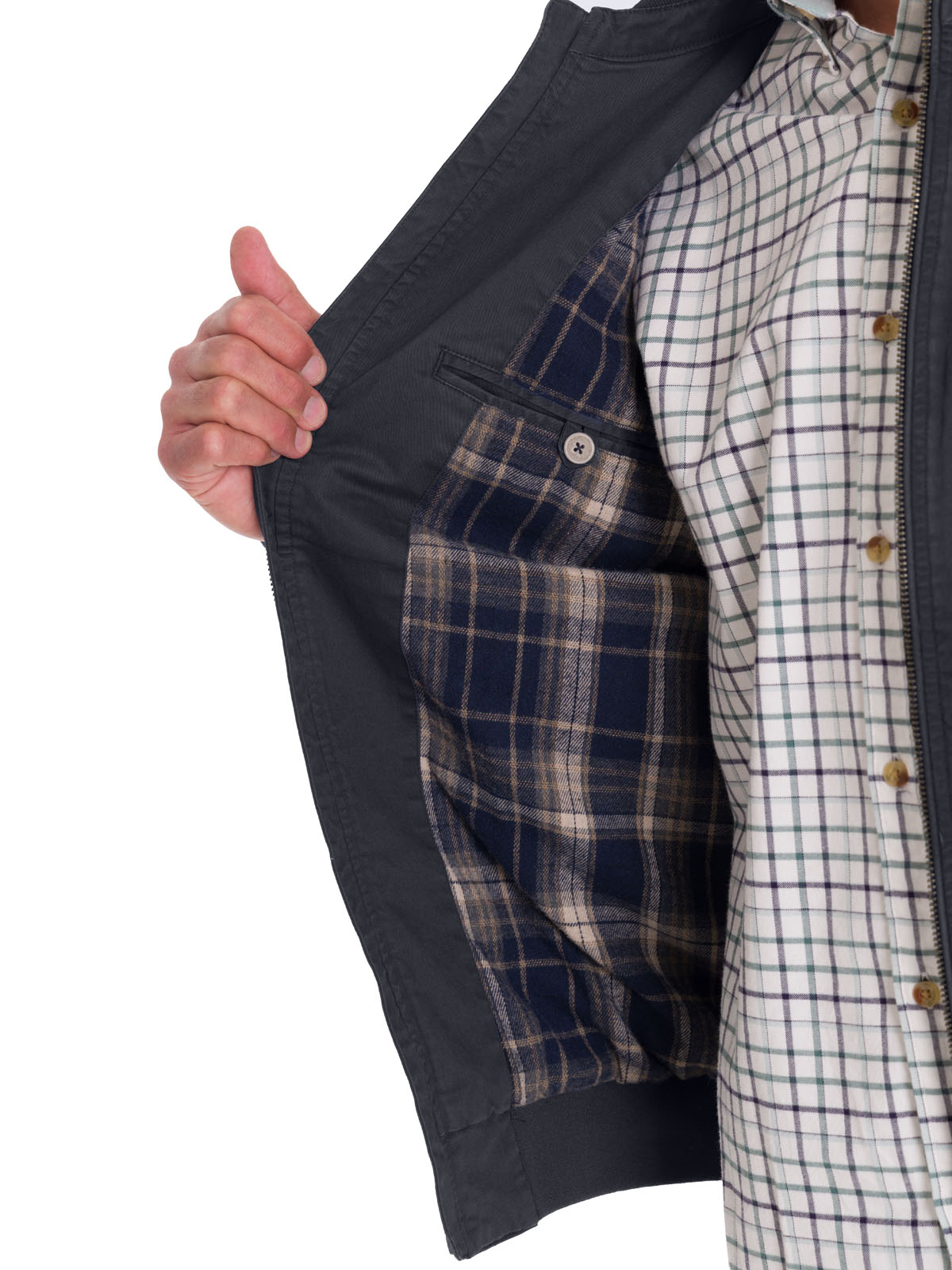 CHAQUETA ALGODÓN ORGÁNICO HOMBRE ROCKFORD AZUL CLASSIC - 8