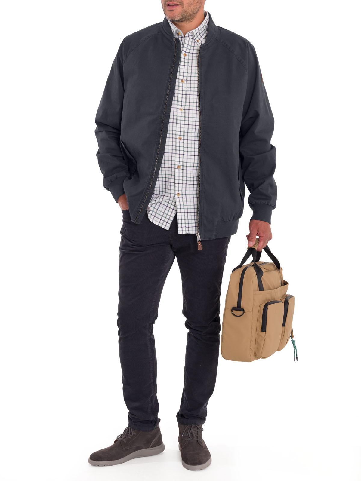 CHAQUETA ALGODÓN ORGÁNICO HOMBRE ROCKFORD AZUL CLASSIC - 9