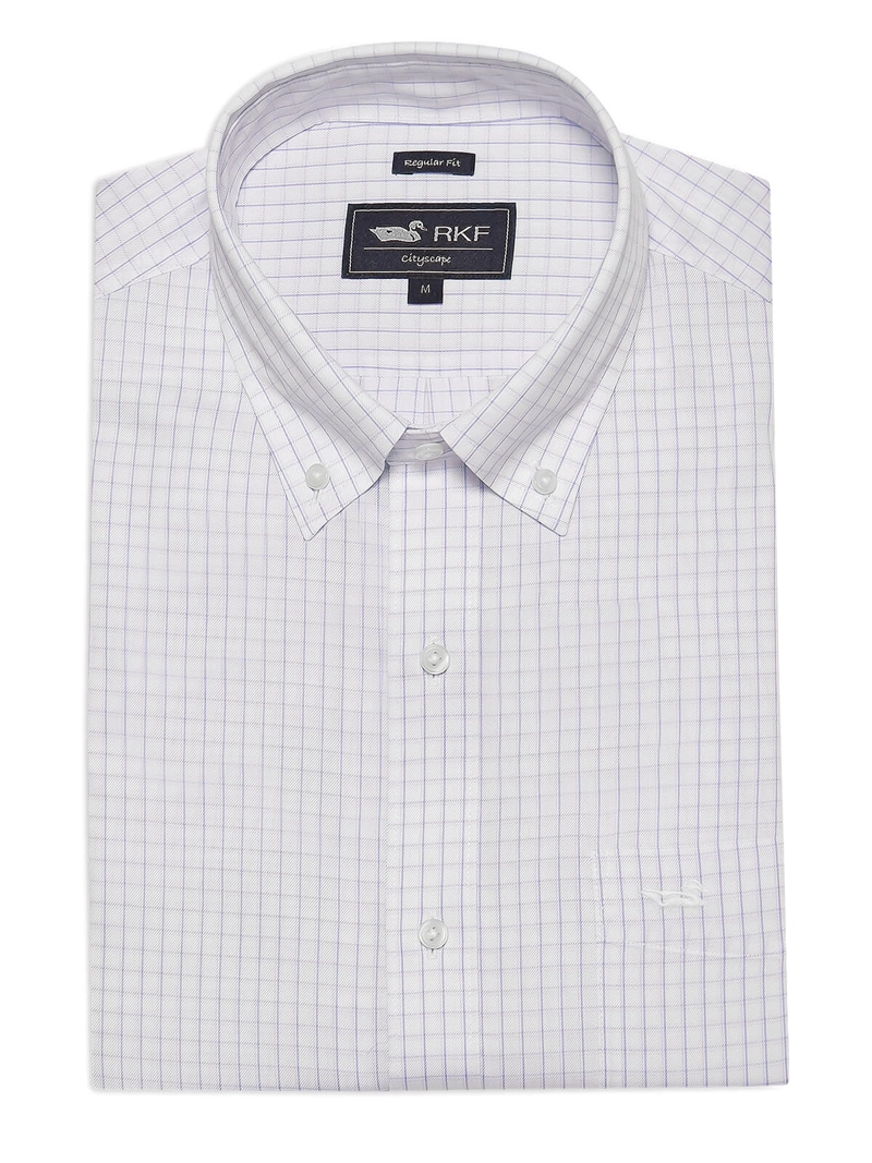 CAMISA ALGODÓN ORGÁNICO HOMBRE ROCKFORD BLANCO CUELLO BUTTON-DOWN WF - 1