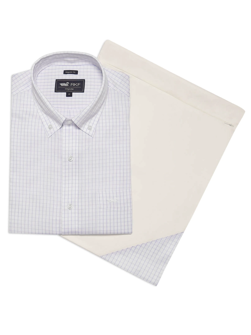 CAMISA ALGODÓN ORGÁNICO HOMBRE ROCKFORD BLANCO CUELLO BUTTON-DOWN WF - 6