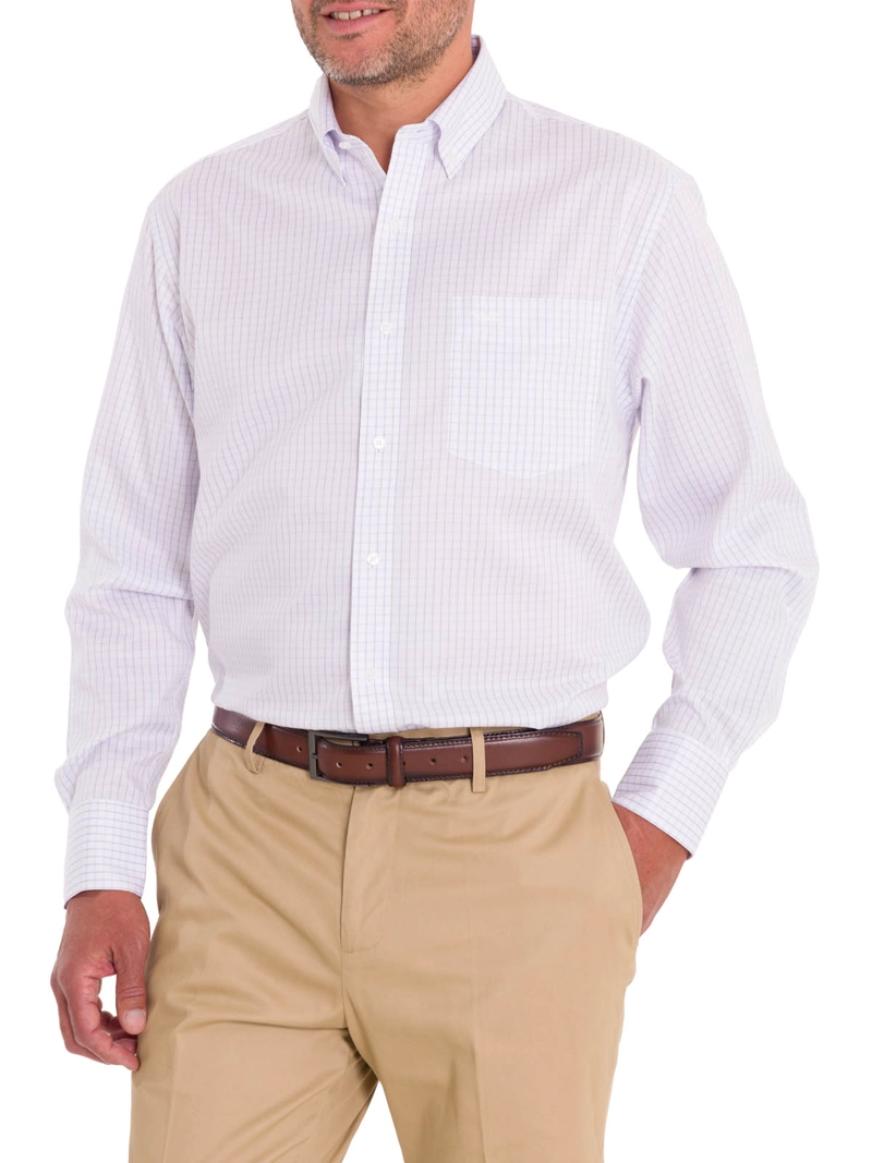 CAMISA ALGODÓN ORGÁNICO HOMBRE ROCKFORD BLANCO CUELLO BUTTON-DOWN WF - 8