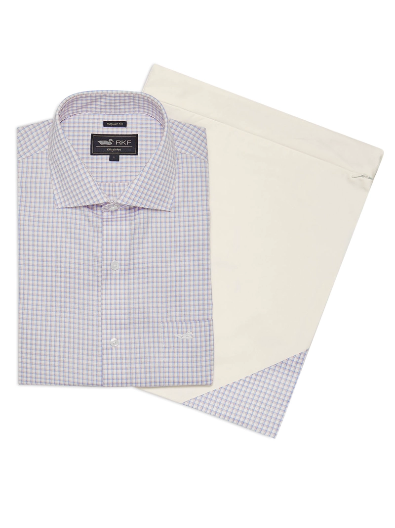 CAMISA ALGODÓN ORGÁNICO HOMBRE ROCKFORD BLANCO CUELLO ITALIANO WF - 6