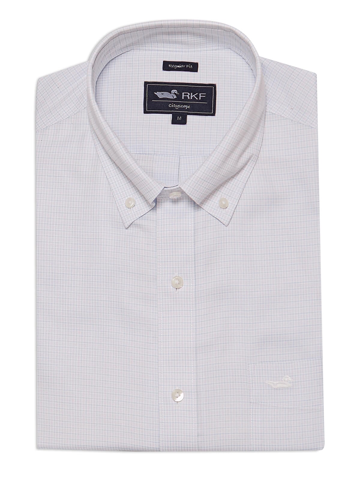 CAMISA ALGODÓN ORGÁNICO HOMBRE ROCKFORD BLANCO CUELLO BUTTON-DOWN WF - 1