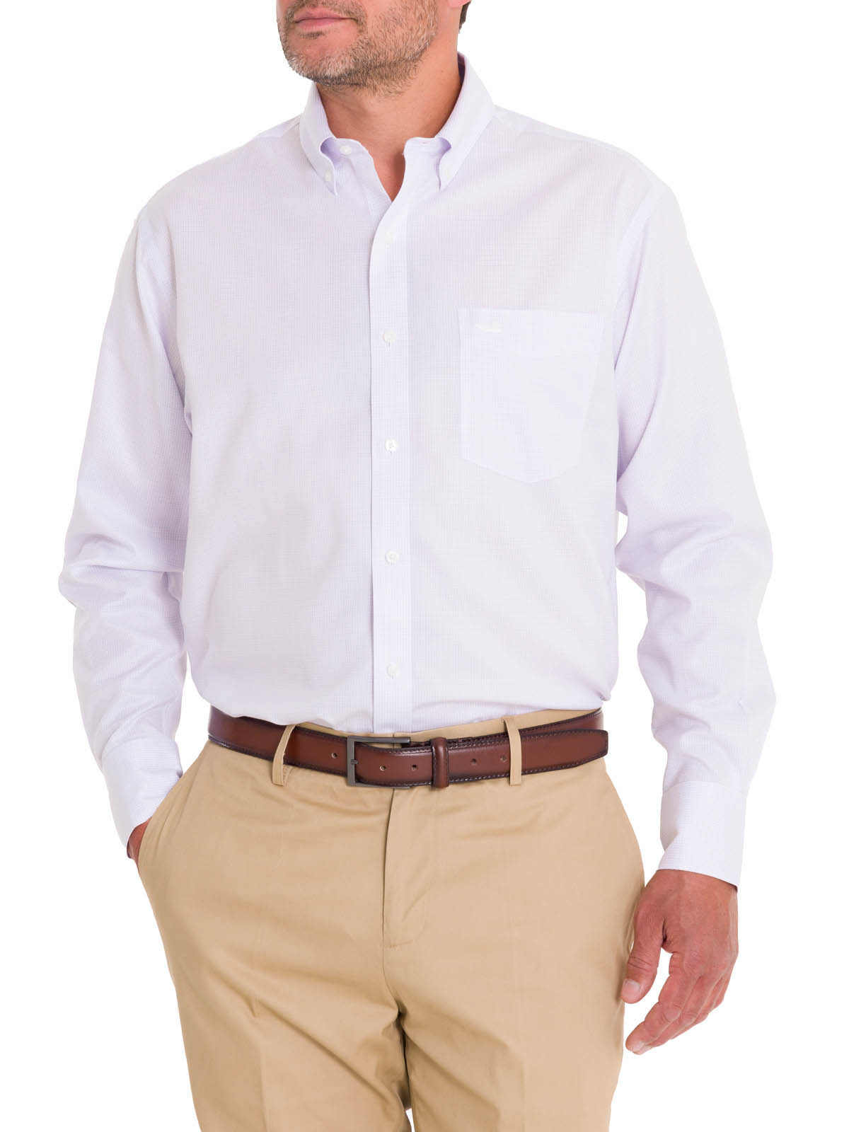 CAMISA ALGODÓN ORGÁNICO HOMBRE ROCKFORD BLANCO CUELLO BUTTON-DOWN WF - 7