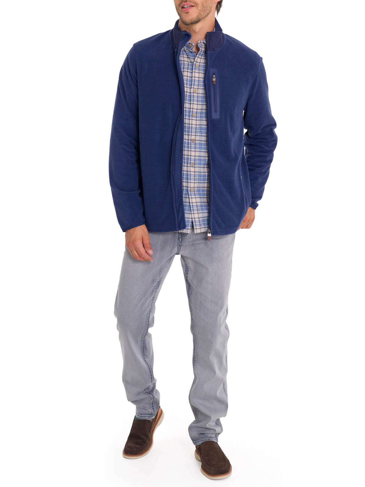 POLAR HOMBRE ROCKFORD AZUL FIBRAS RECICLADAS GLASGOW - 7