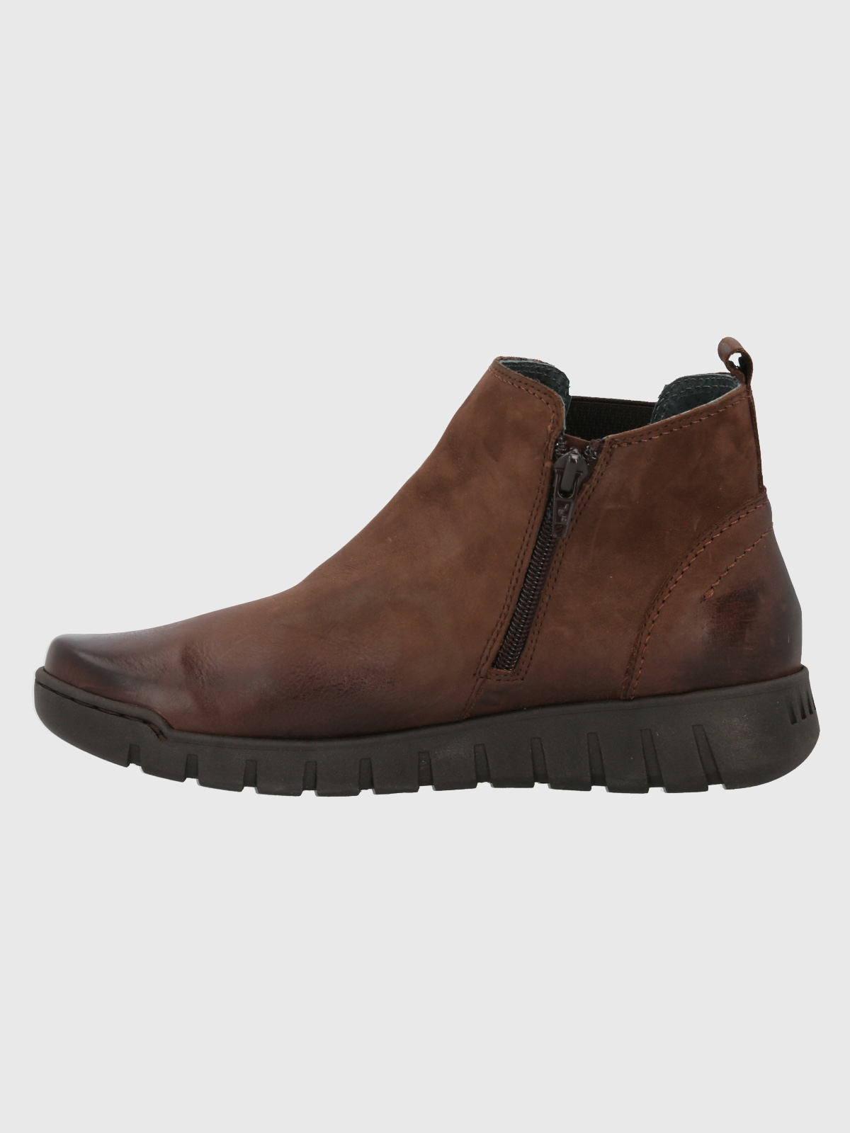 BOTÍN CUERO MUJER RAY CAFÉ OSCURO HUSH PUPPIES - 6
