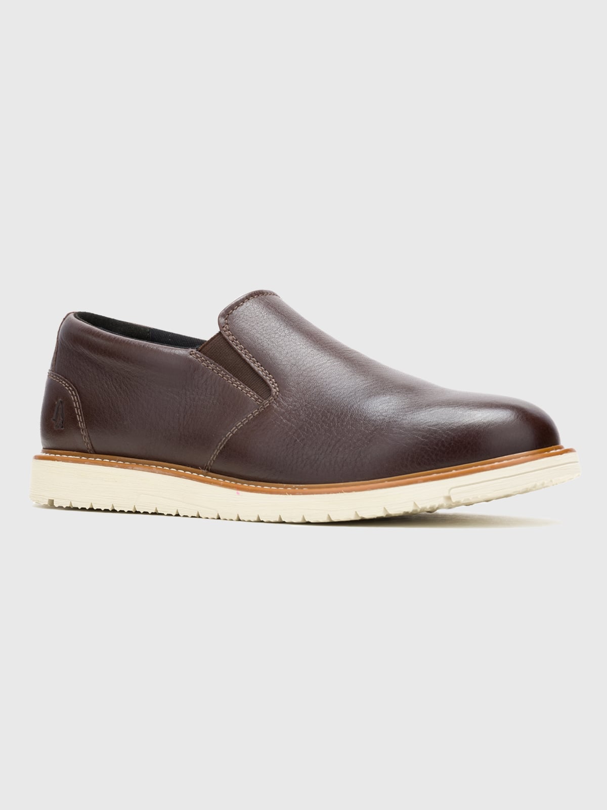 ZAPATO CUERO HOMBRE JENSON SLIP ON CAFÉ HUSH PUPPIES - 1