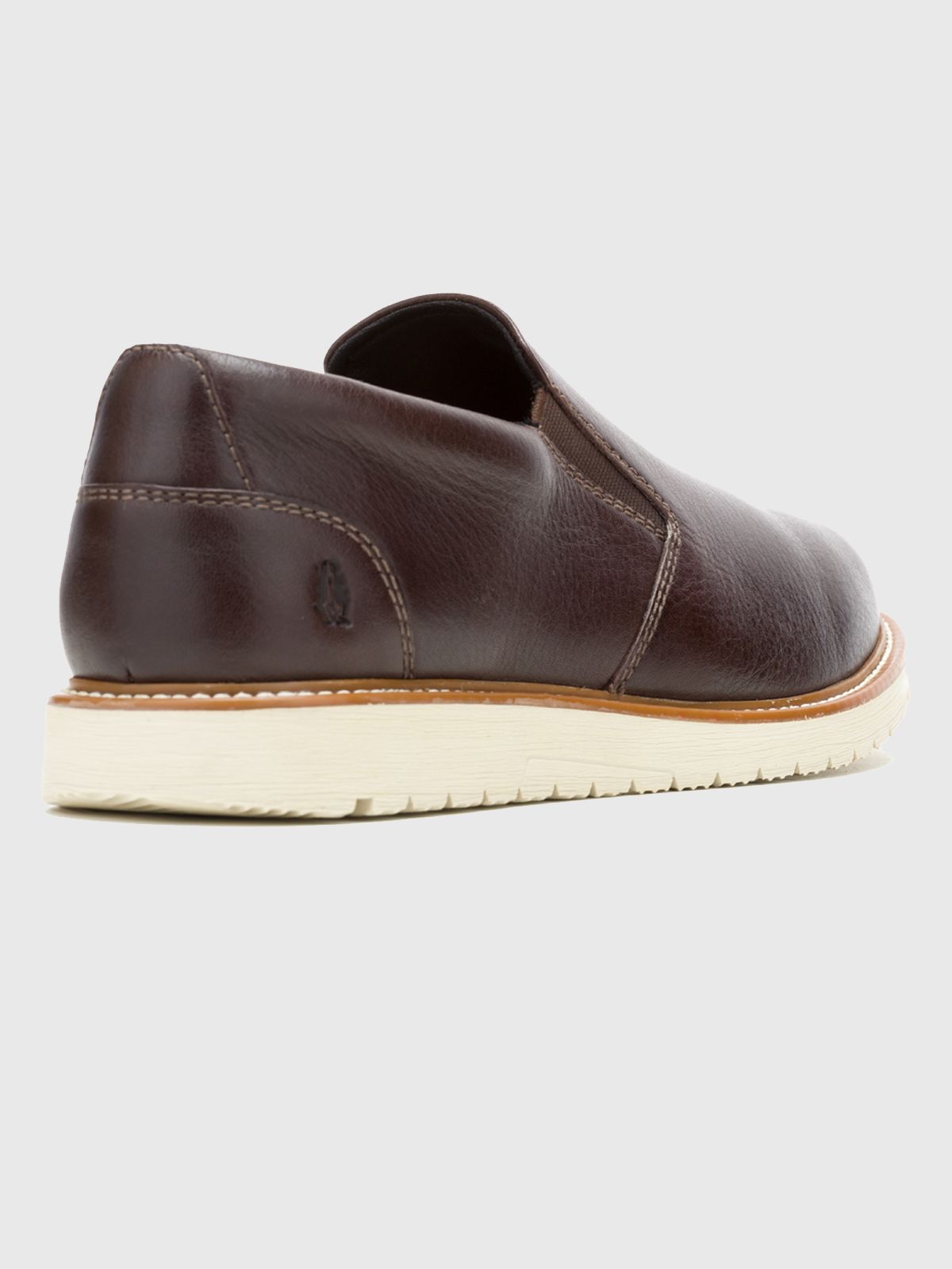 ZAPATO CUERO HOMBRE JENSON SLIP ON CAFÉ HUSH PUPPIES - 4