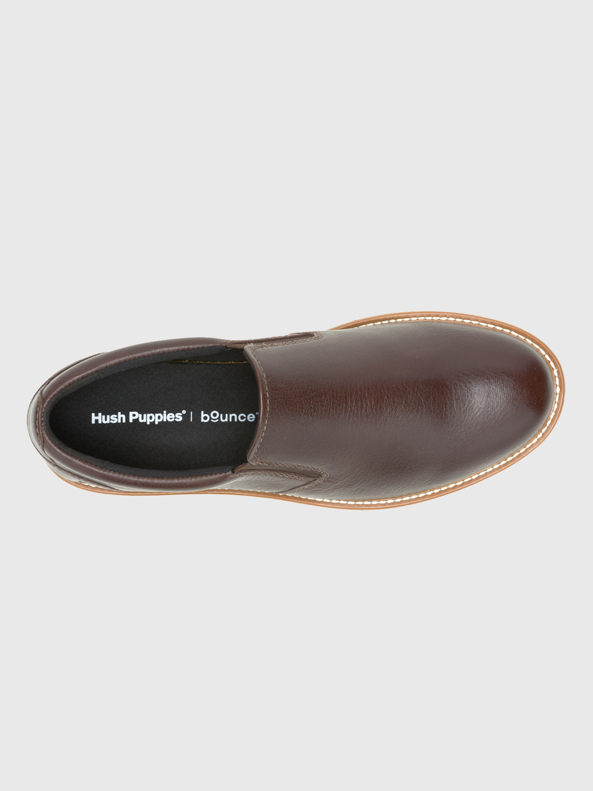 ZAPATO CUERO HOMBRE JENSON SLIP ON CAFÉ HUSH PUPPIES - 6