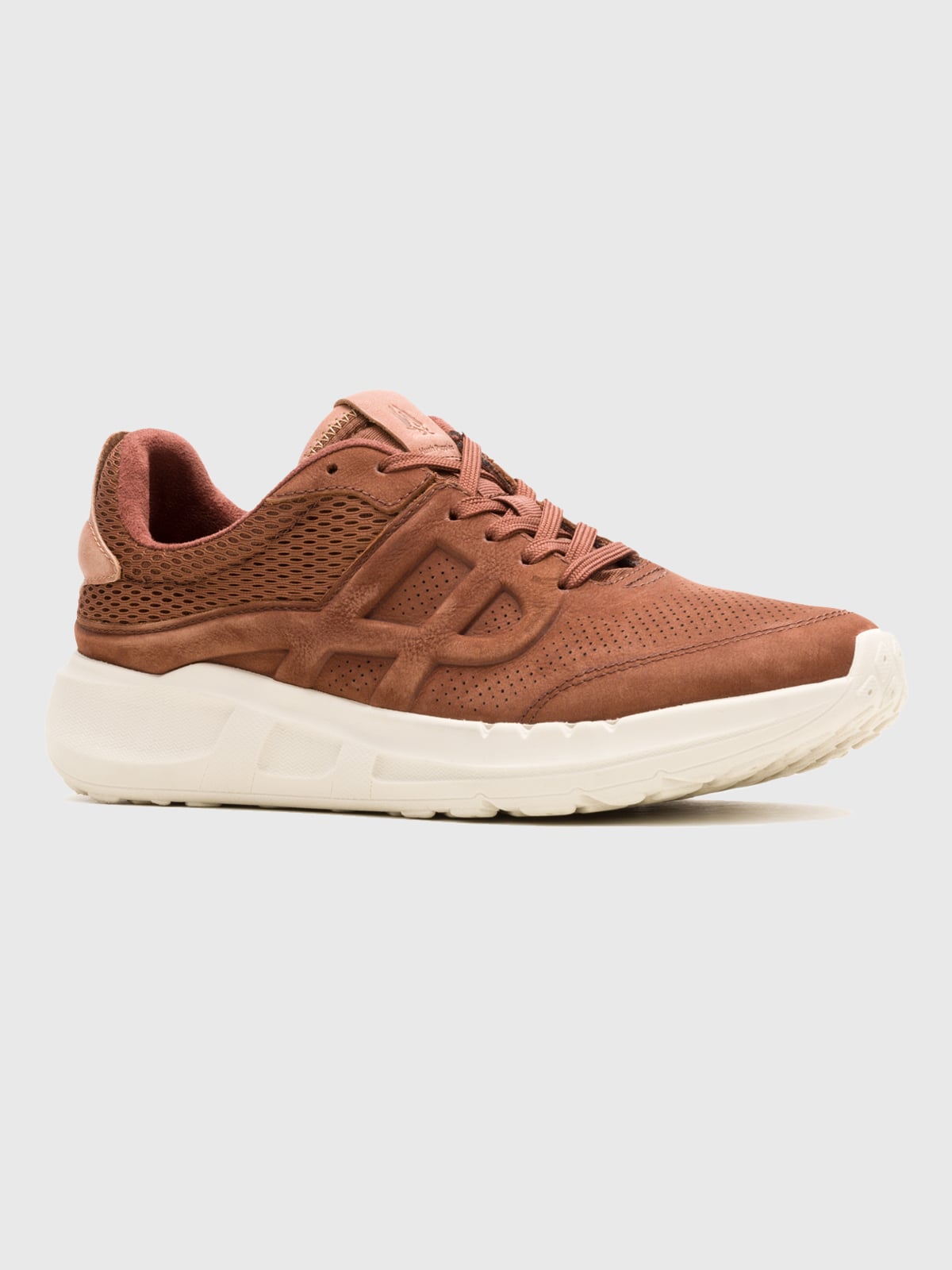 ZAPATILLA CUERO HOMBRE SVTY8 RUNNER CAFÉ HUSH PUPPIES - 1