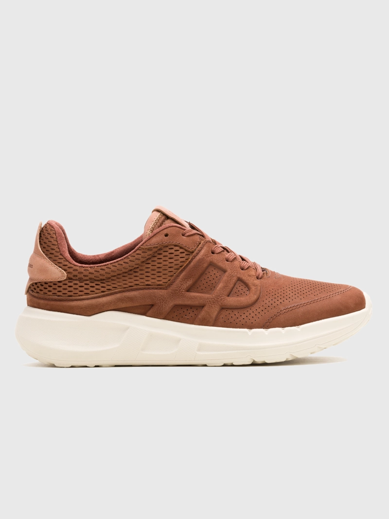 ZAPATILLA CUERO HOMBRE SVTY8 RUNNER CAFÉ HUSH PUPPIES - 2