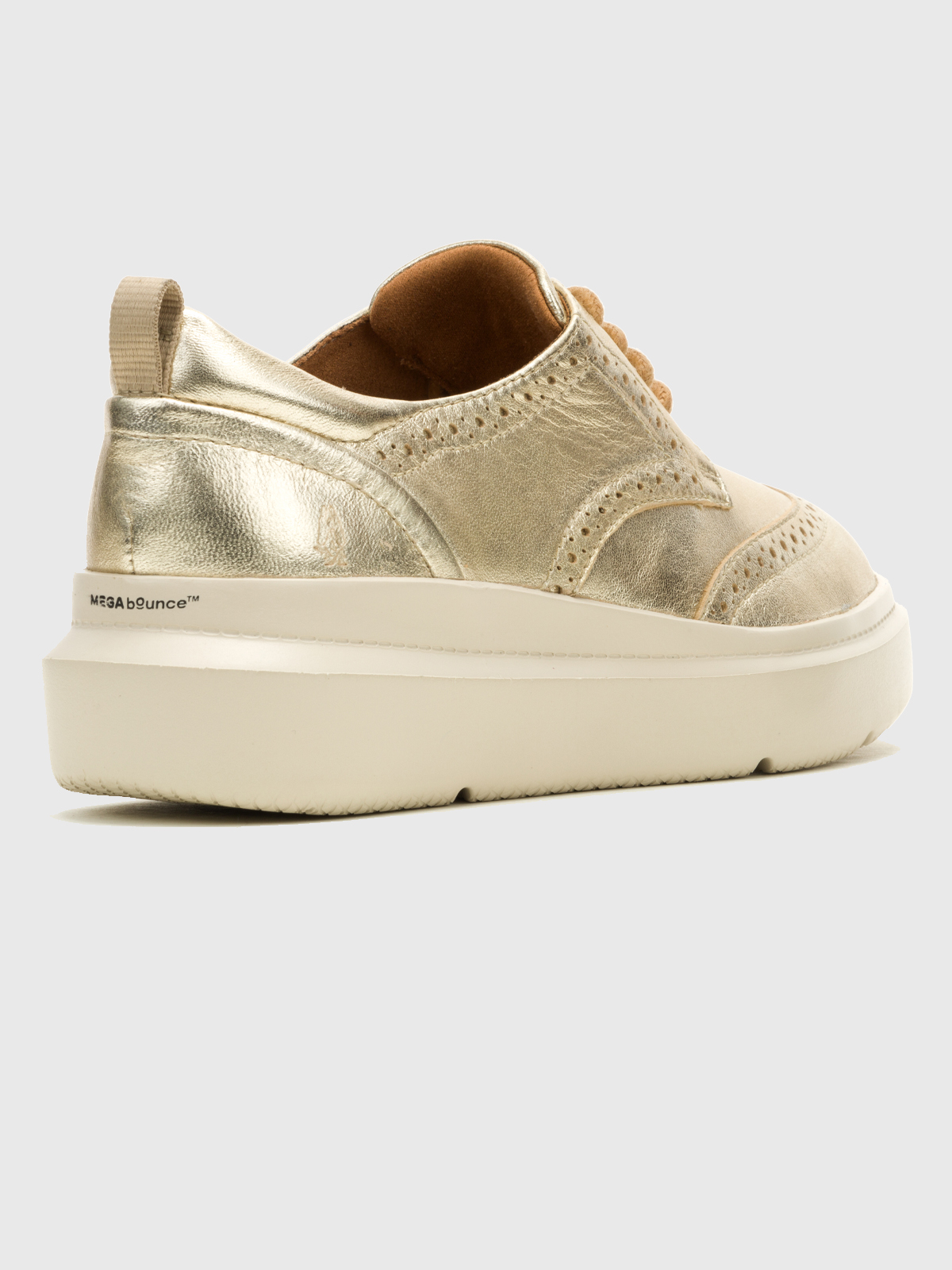 ZAPATO CUERO MUJER JOY WINGTIP DORADO HUSH PUPPIES - 4