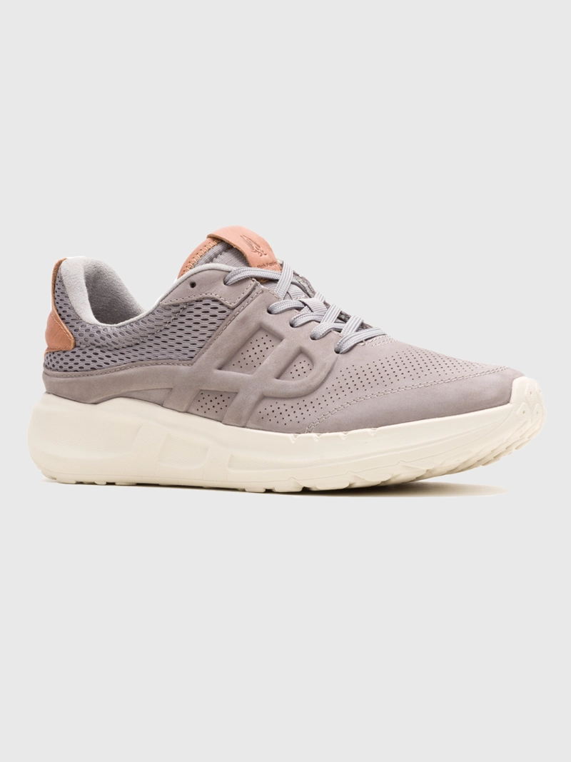 ZAPATILLA CUERO HOMBRE SVTY8 RUNNER GRIS HUSH PUPPIES - 1