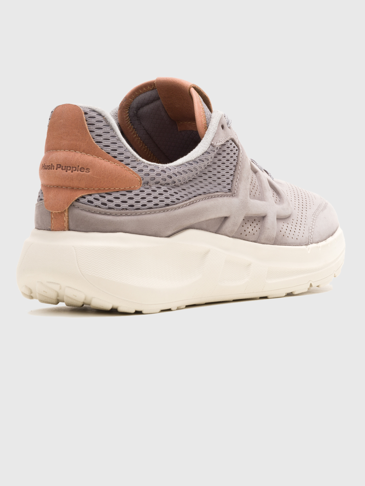 ZAPATILLA CUERO HOMBRE SVTY8 RUNNER GRIS HUSH PUPPIES - 4