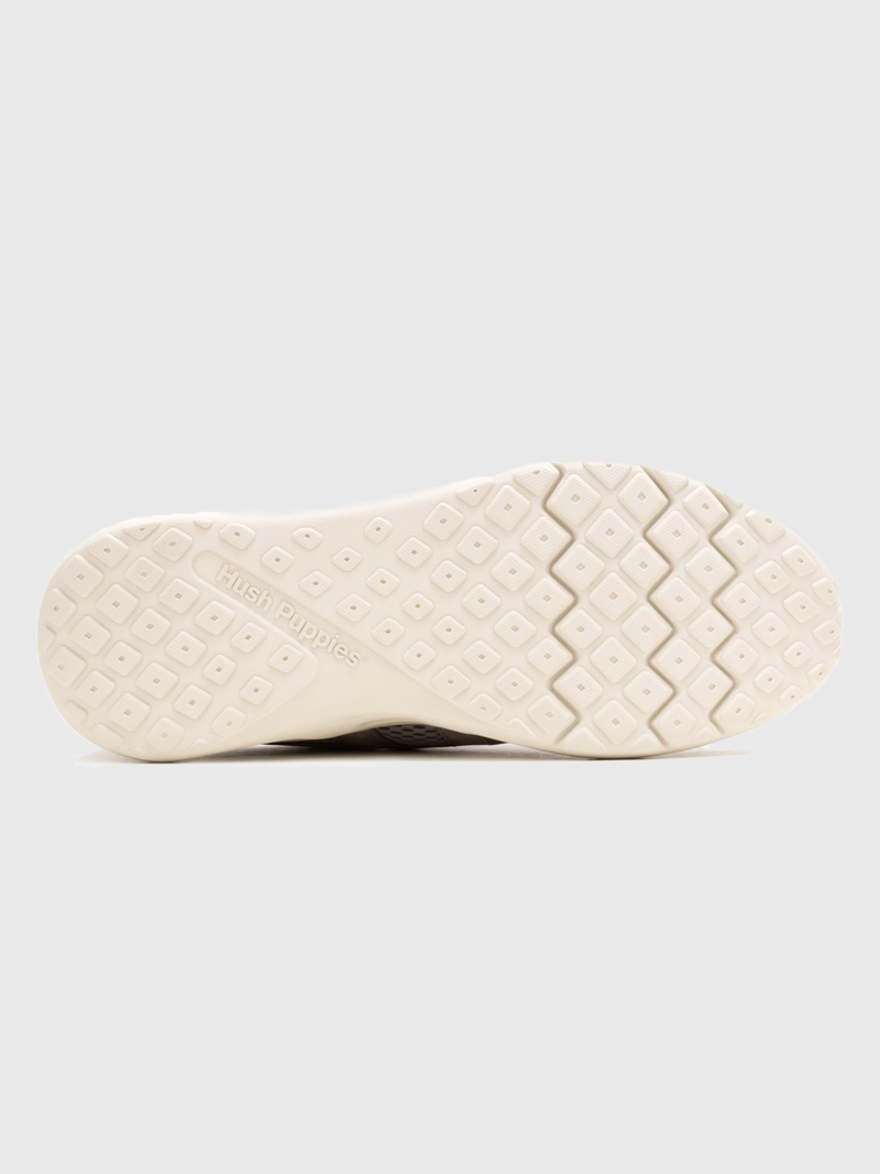 ZAPATILLA CUERO HOMBRE SVTY8 RUNNER GRIS HUSH PUPPIES - 7