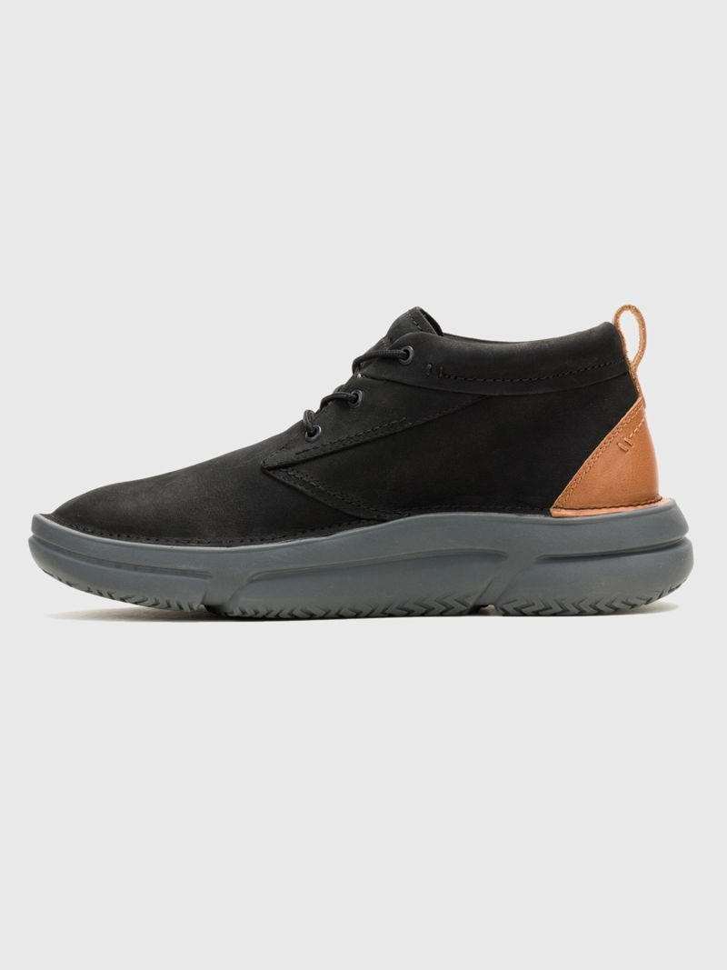 BOTIN CUERO HOMBRE BAYLOR CHUKKA NEGRO HUSH PUPPIES - 5