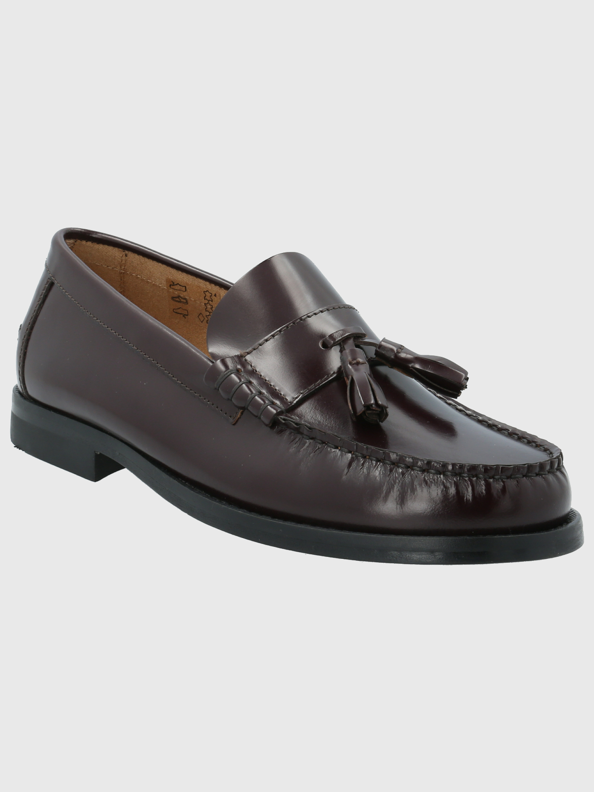 MOCASÍN CUERO HOMBRE CERATA BURDEO HUSH PUPPIES - 1
