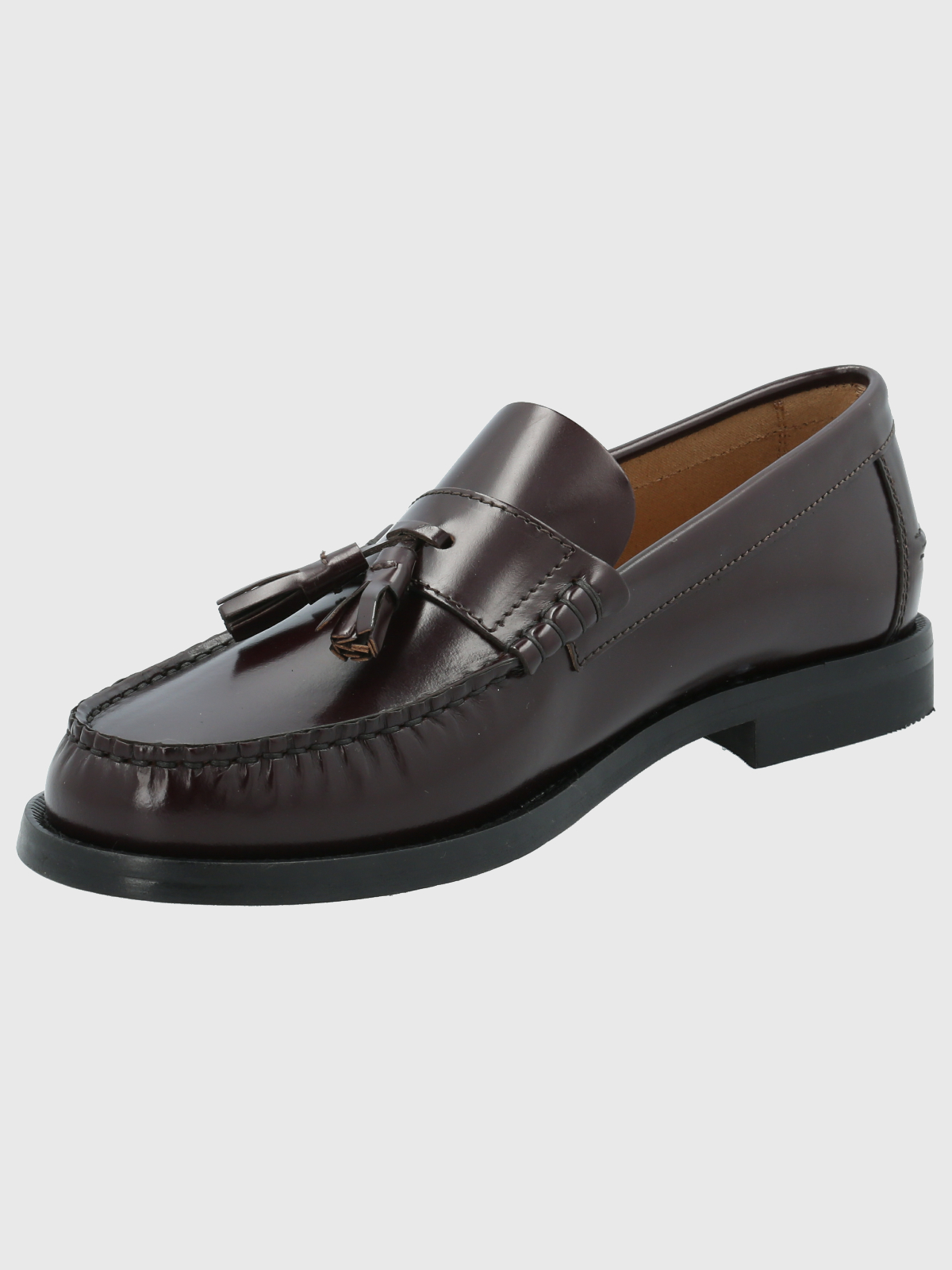 MOCASÍN CUERO HOMBRE CERATA BURDEO HUSH PUPPIES - 5