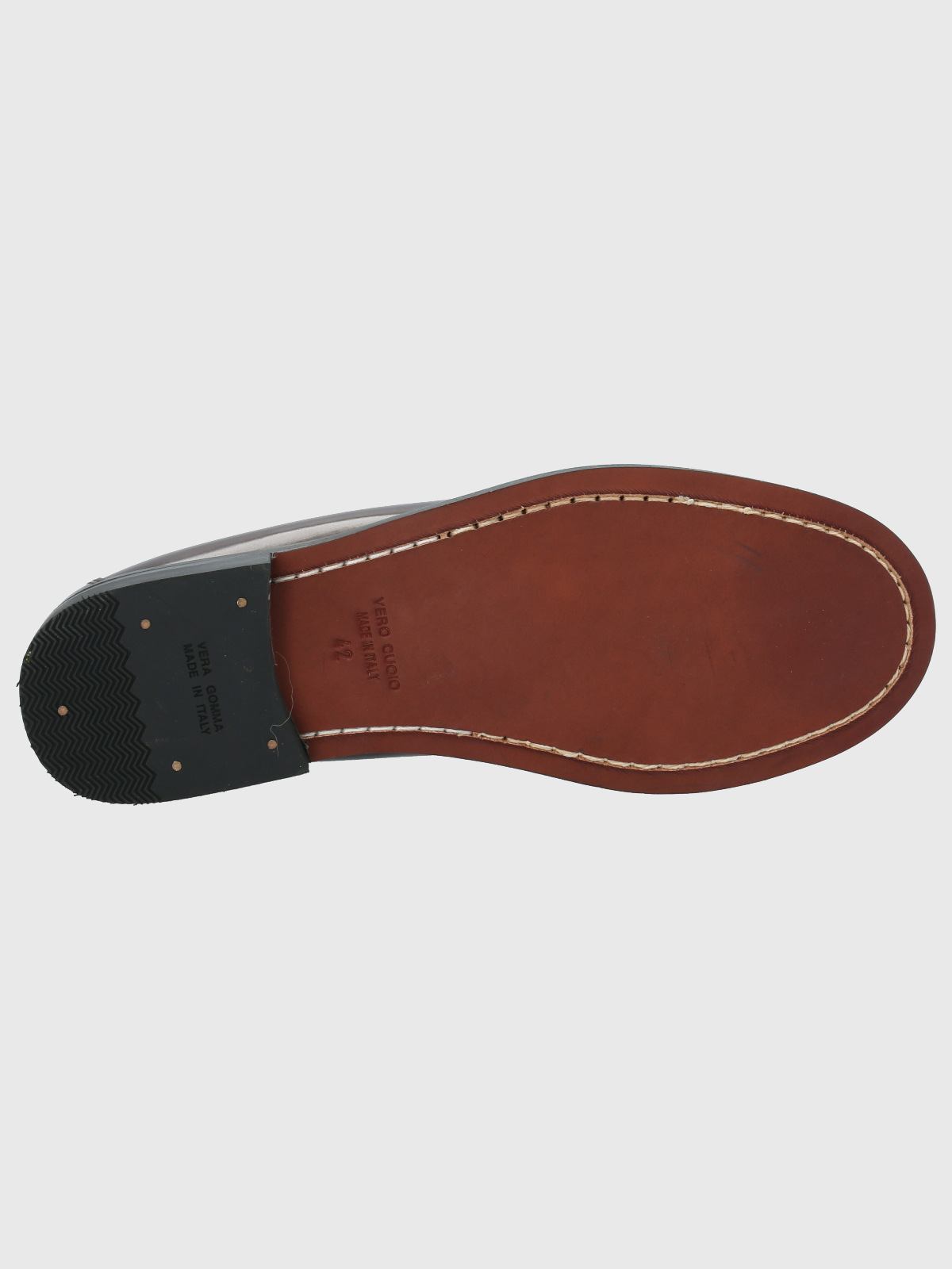 MOCASÍN CUERO HOMBRE CERATA BURDEO HUSH PUPPIES - 8