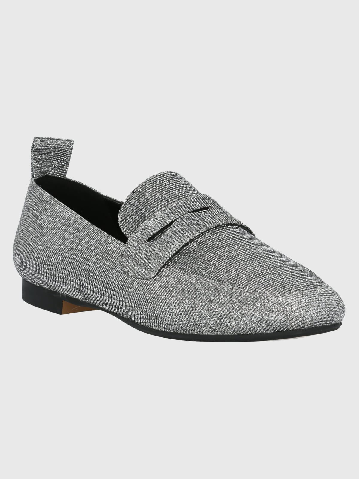 MOCASÍN MUJER LIV PLATEADO HUSH PUPPIES - 1
