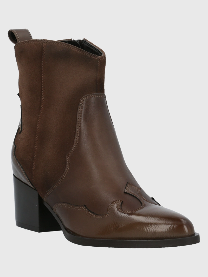 BOTÍN CUERO MUJER CASSAANDRA TAUPE HUSH PUPPIES - 1
