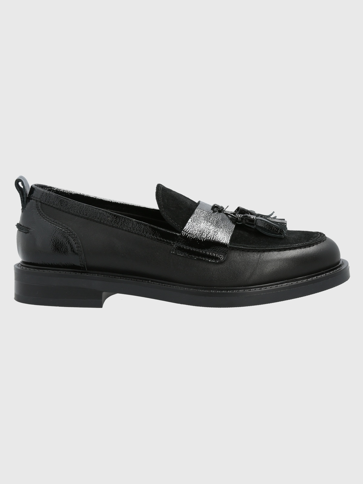 MOCASÍN CUERO MUJER WYATT NEGRO HUSH PUPPIES - 2