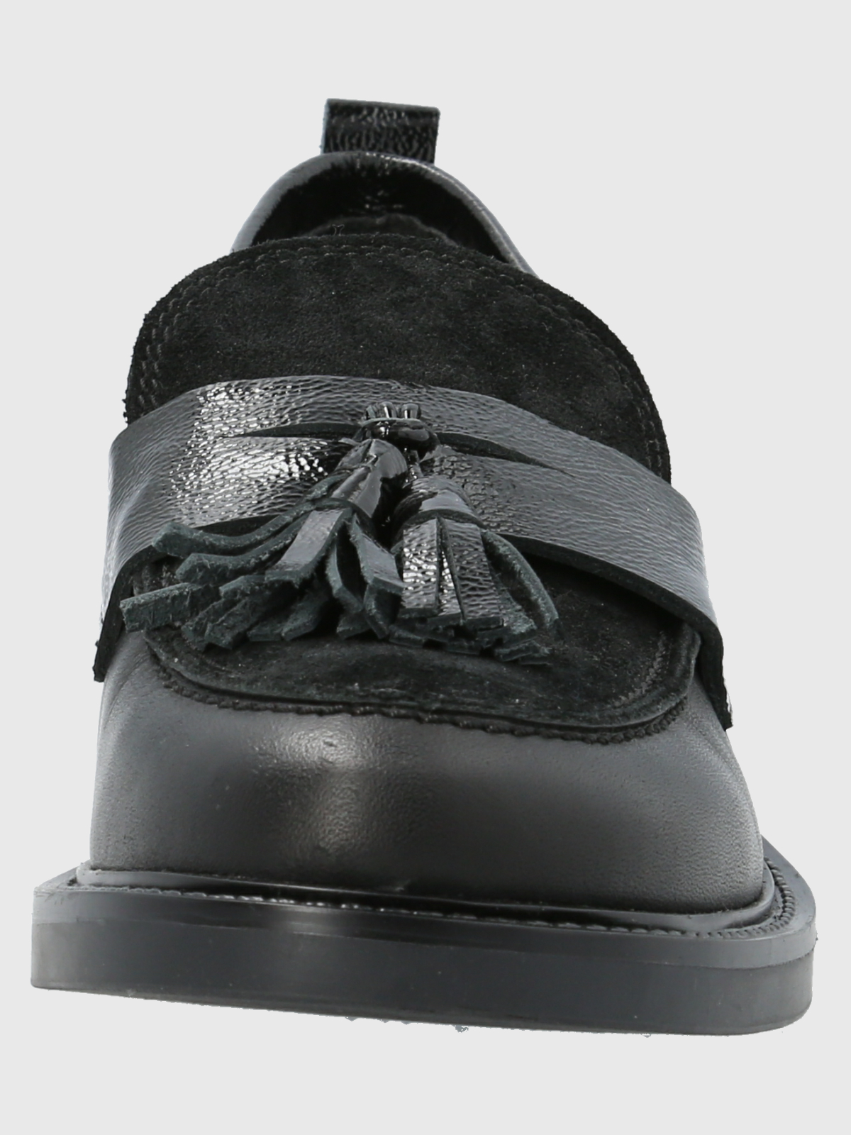MOCASÍN CUERO MUJER WYATT NEGRO HUSH PUPPIES - 4