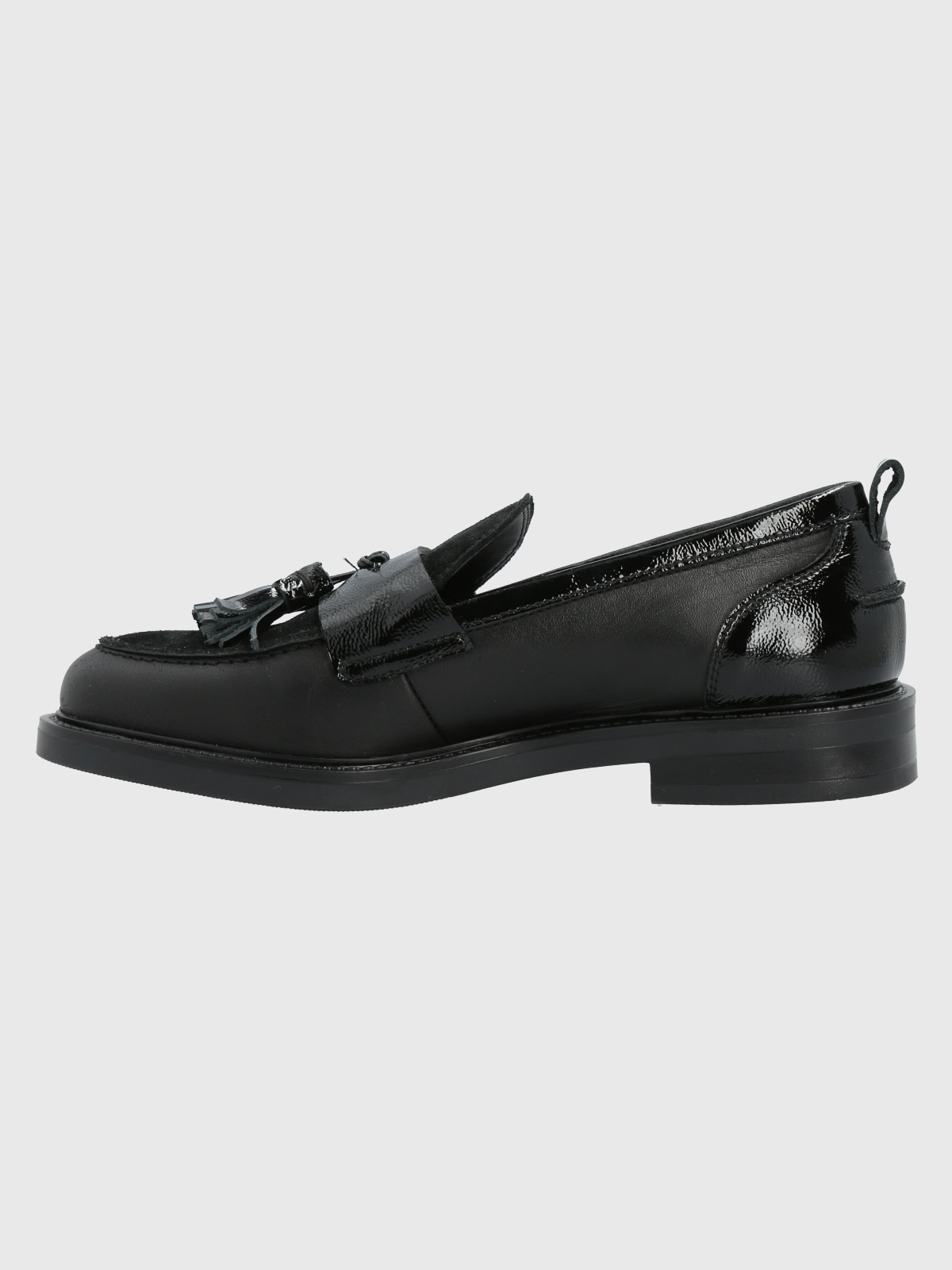 MOCASÍN CUERO MUJER WYATT NEGRO HUSH PUPPIES - 6