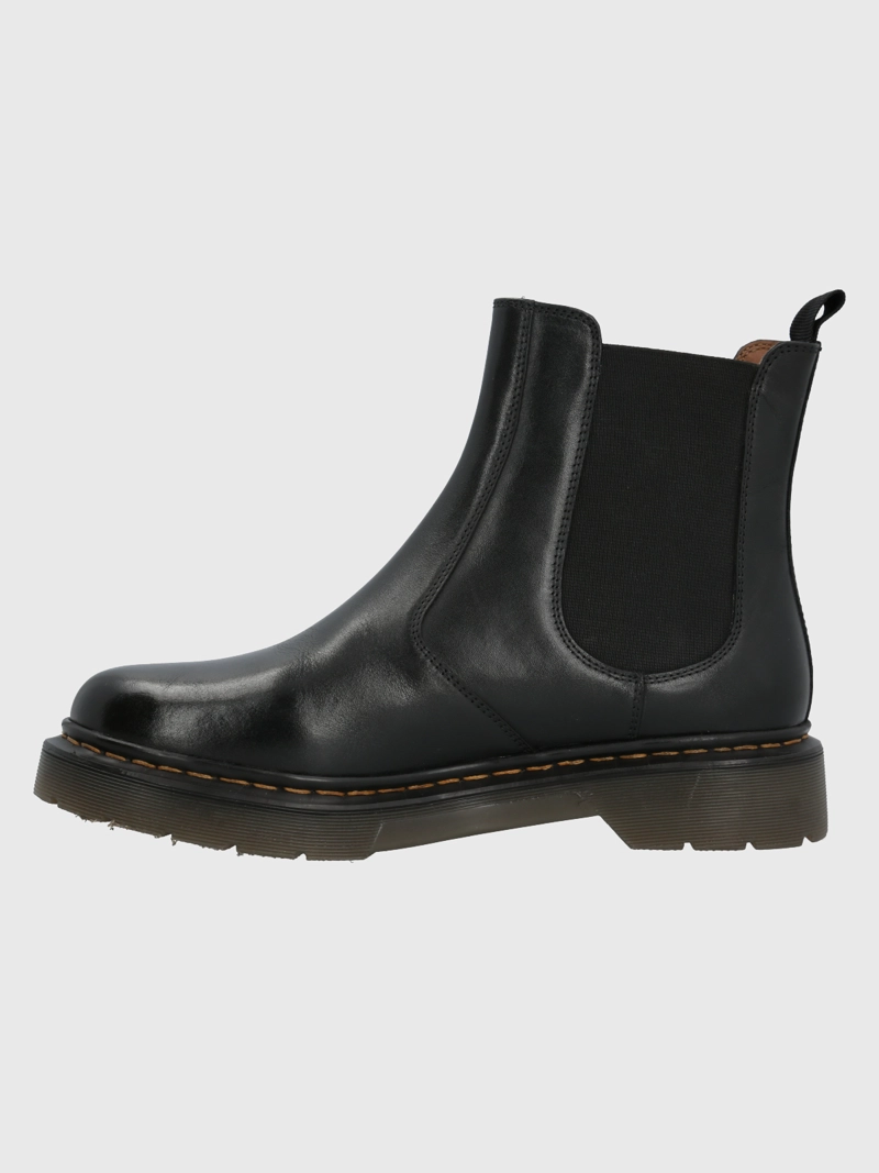 BOTIN CUERO MUJER MART NEGRO HUSH PUPPIES - 6