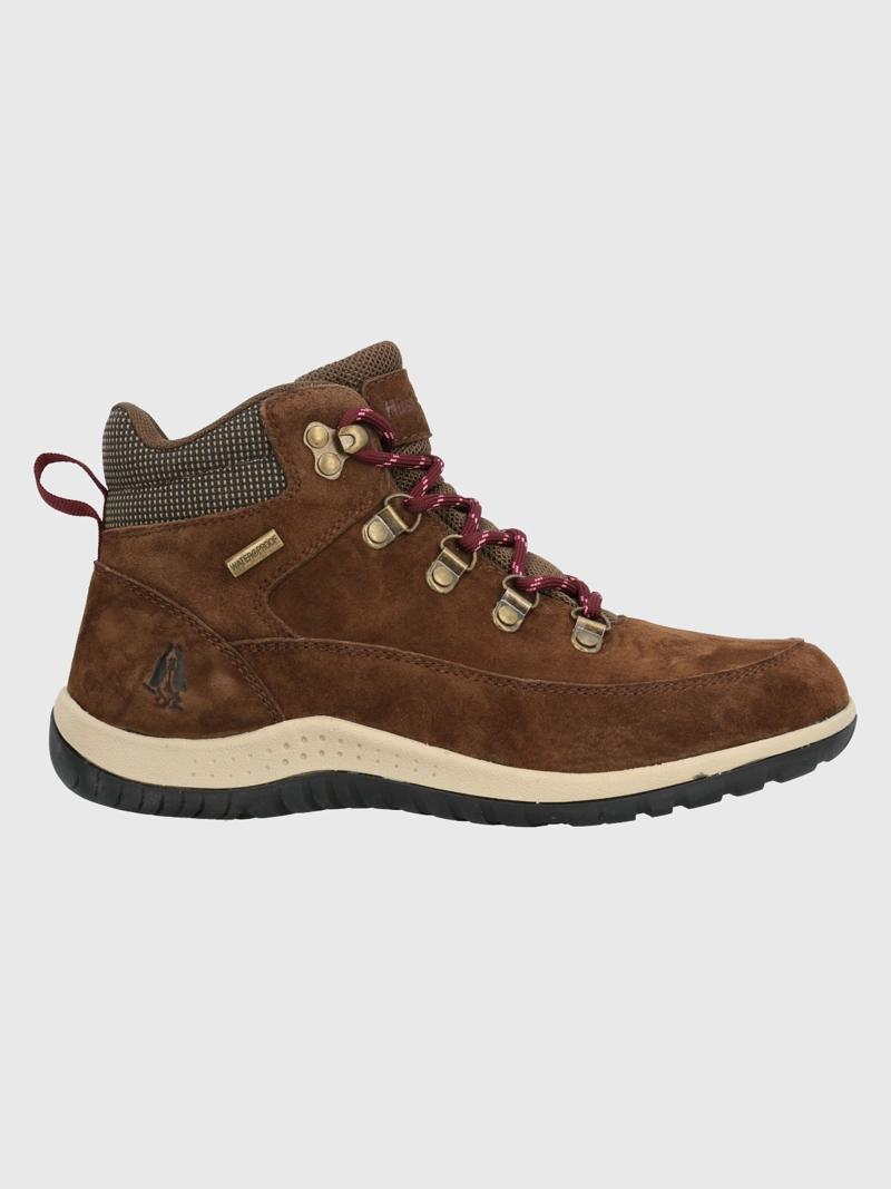 BOTIN CUERO MUJER EMUR CAFE  HUSH PUPPIES - 2
