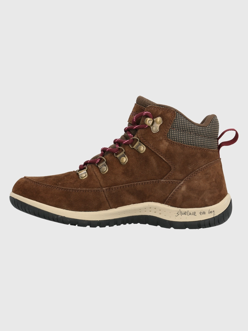 BOTIN CUERO MUJER EMUR CAFE  HUSH PUPPIES - 6