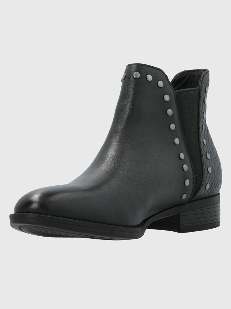 BOTIN CUERO MUJER ALVA NEGRO HUSH PUPPIES - 5