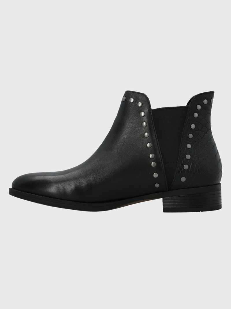 BOTIN CUERO MUJER ALVA NEGRO HUSH PUPPIES - 6